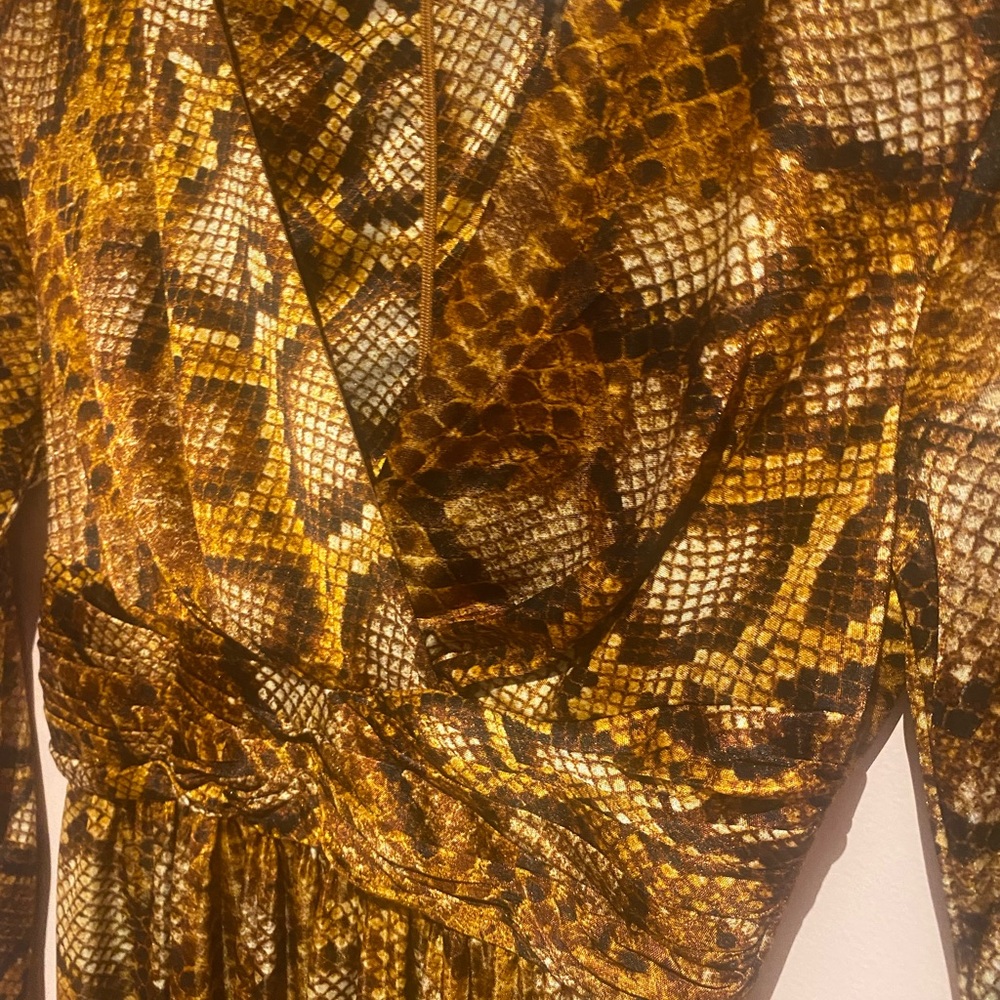 Altuzarra Leopard Python Print Dress - image 4